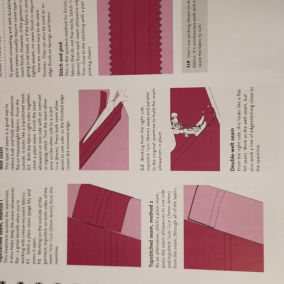 Vintage |Simplicity Simply the Best Sewing Book - Blue - Picture 4 of 6